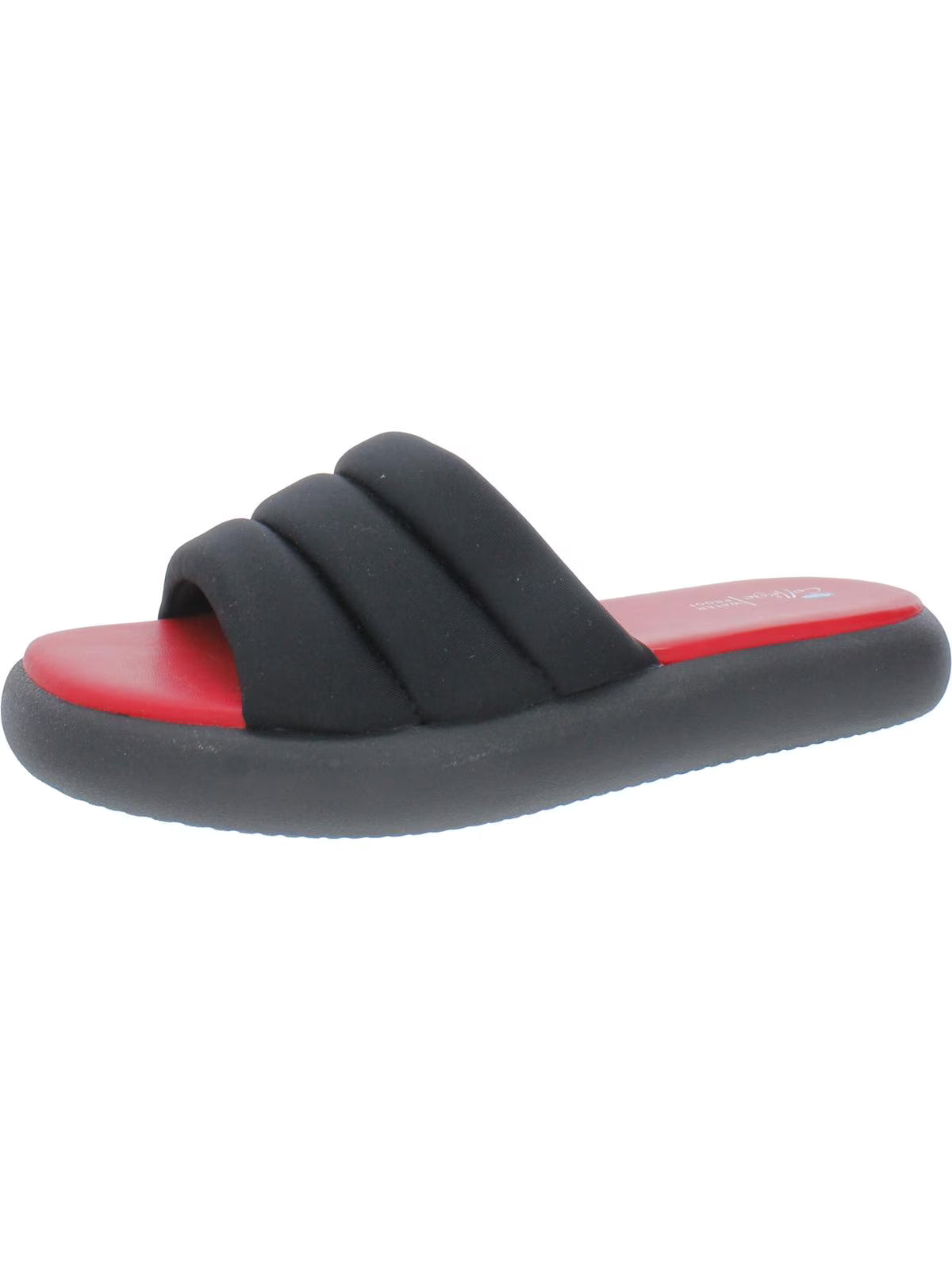 Aqua Womens Open Toe Cushioned Footbed Pool Slides R204