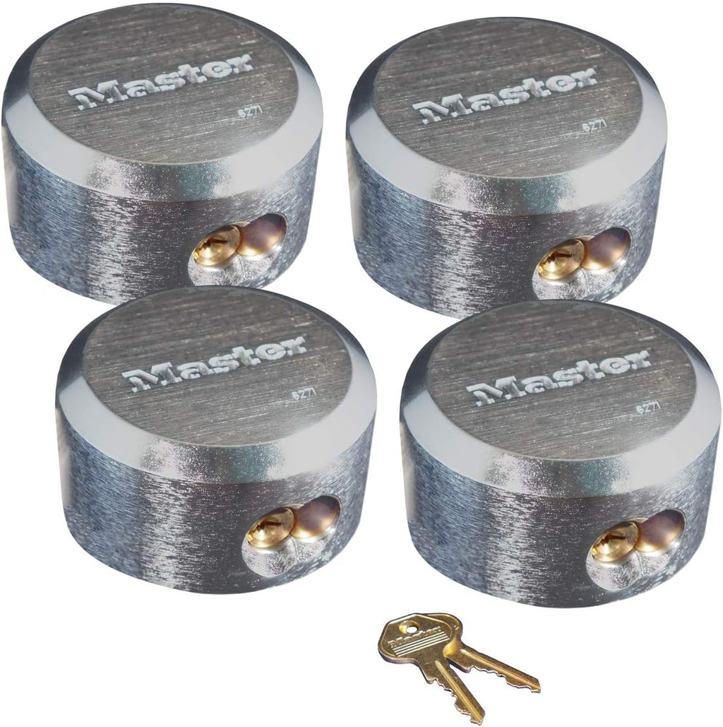 10 Pack Chrome Rekeyable Pin Tumbler Padlock K233737