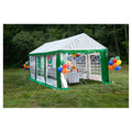 10' x 20' Green/White Party Tent W895
