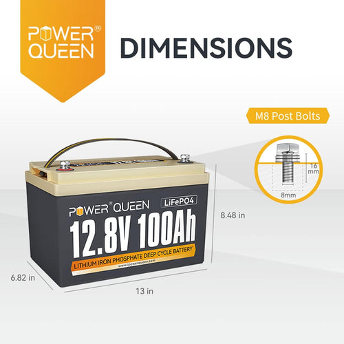 12.8V 100Ah LiFePO4 Battery with 100A BMS C47711