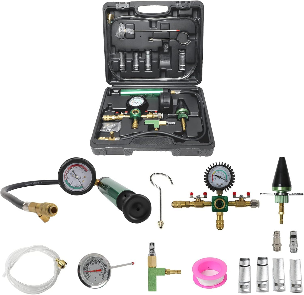 12 PCS Coolant System Refill Kit with Universal Adapter K194677