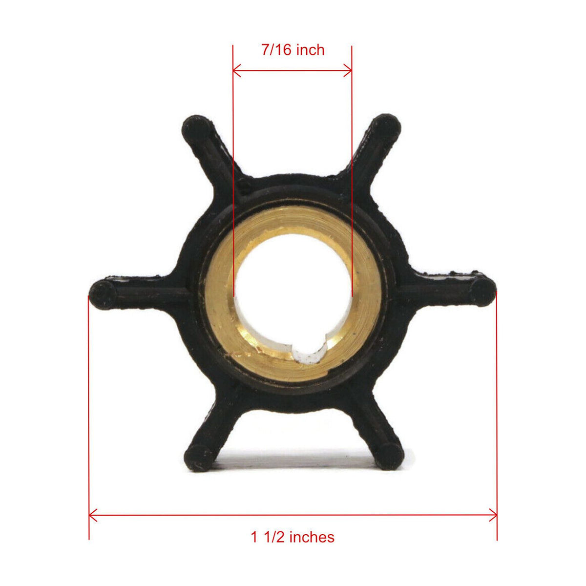 Water Pump Rebuild Kit for 6, 8 HP Outboard Boat Impeller V3113