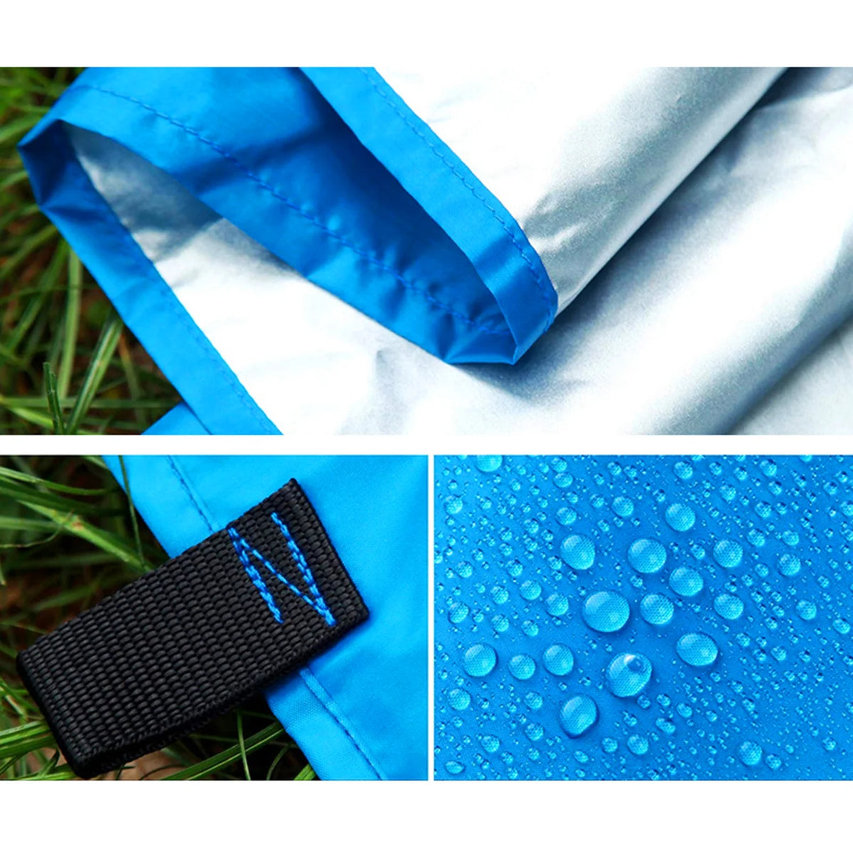 9.8ft Waterproof Camping Tarp Hammock Sunshade Rain Shelter Tarpaulin Canopy Y7019