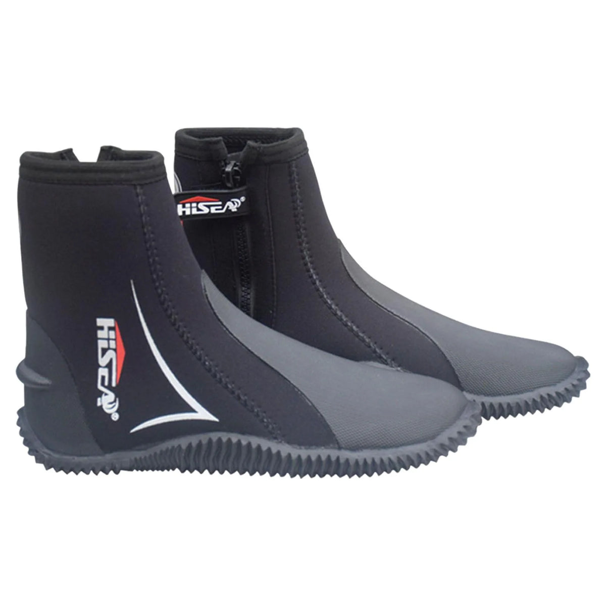 5mm Neoprene Scuba Diving Booties Wetsuit Boots Water Sports Unisex Anti Slip Rubber Sole Swim Surf for Wakeboarding Diving Kayaking Fishing 24.5-25 N689