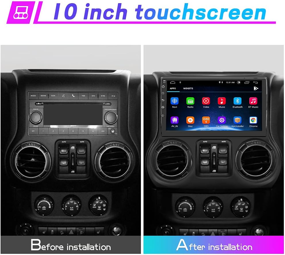 10 inch Touch Screen Car Radio Stereo O47346