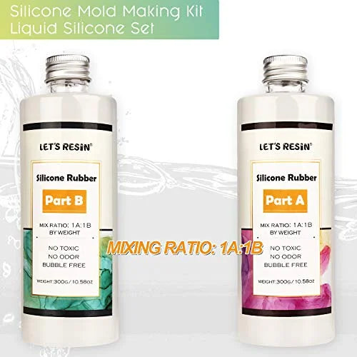 21.16oz Translucent Clear Silicone Mold Making Kit M14498