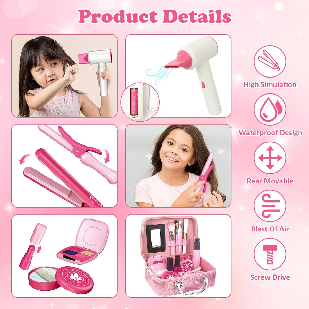 Kids Beauty Salon Toy Set B532743