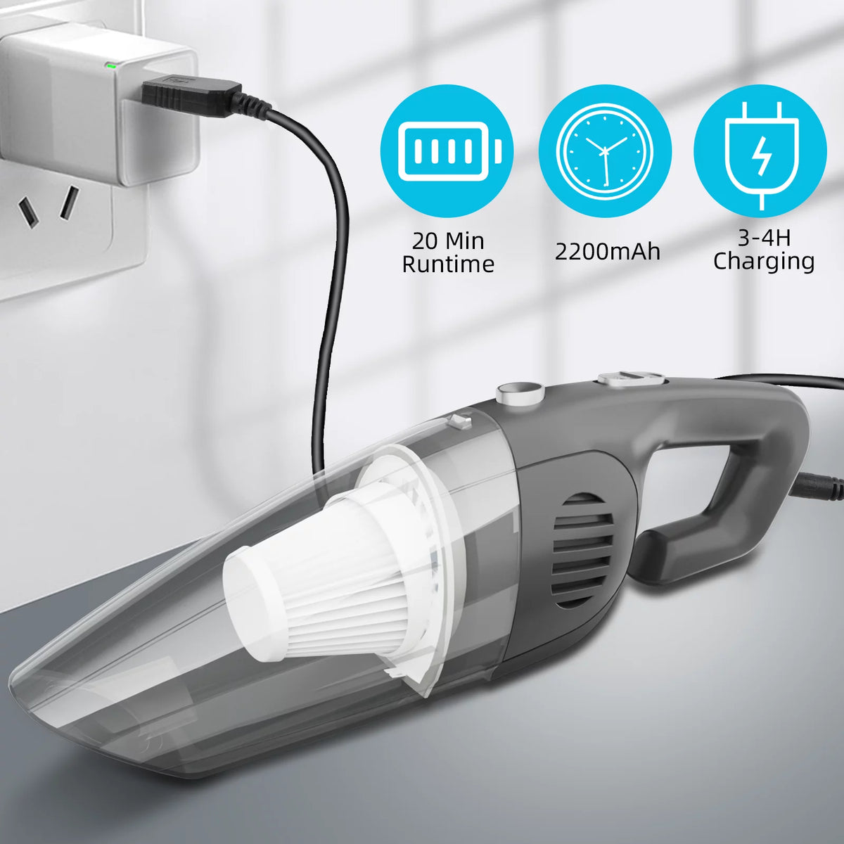 Cordless Handheld Car Vacuum Cleaner G673