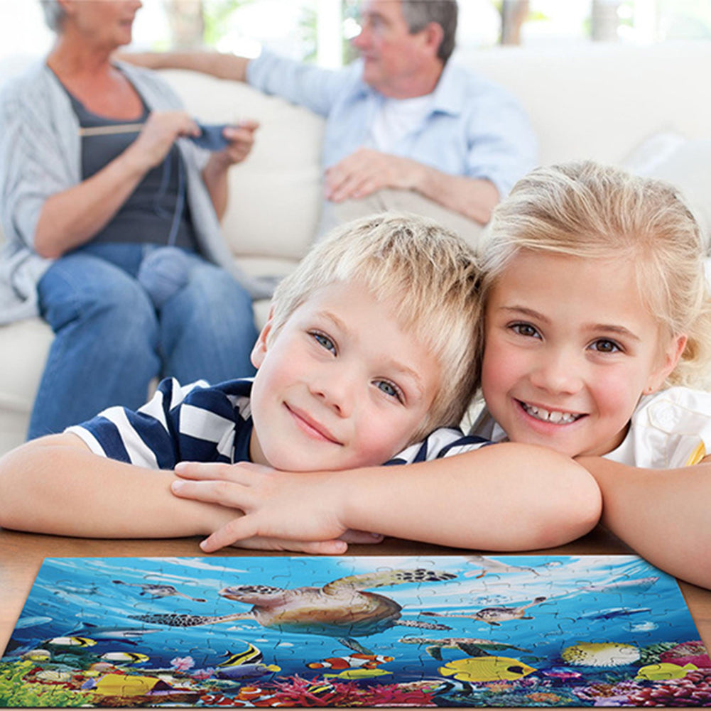 100 Pieces Underwater World Puzzle Educational Toy M94304