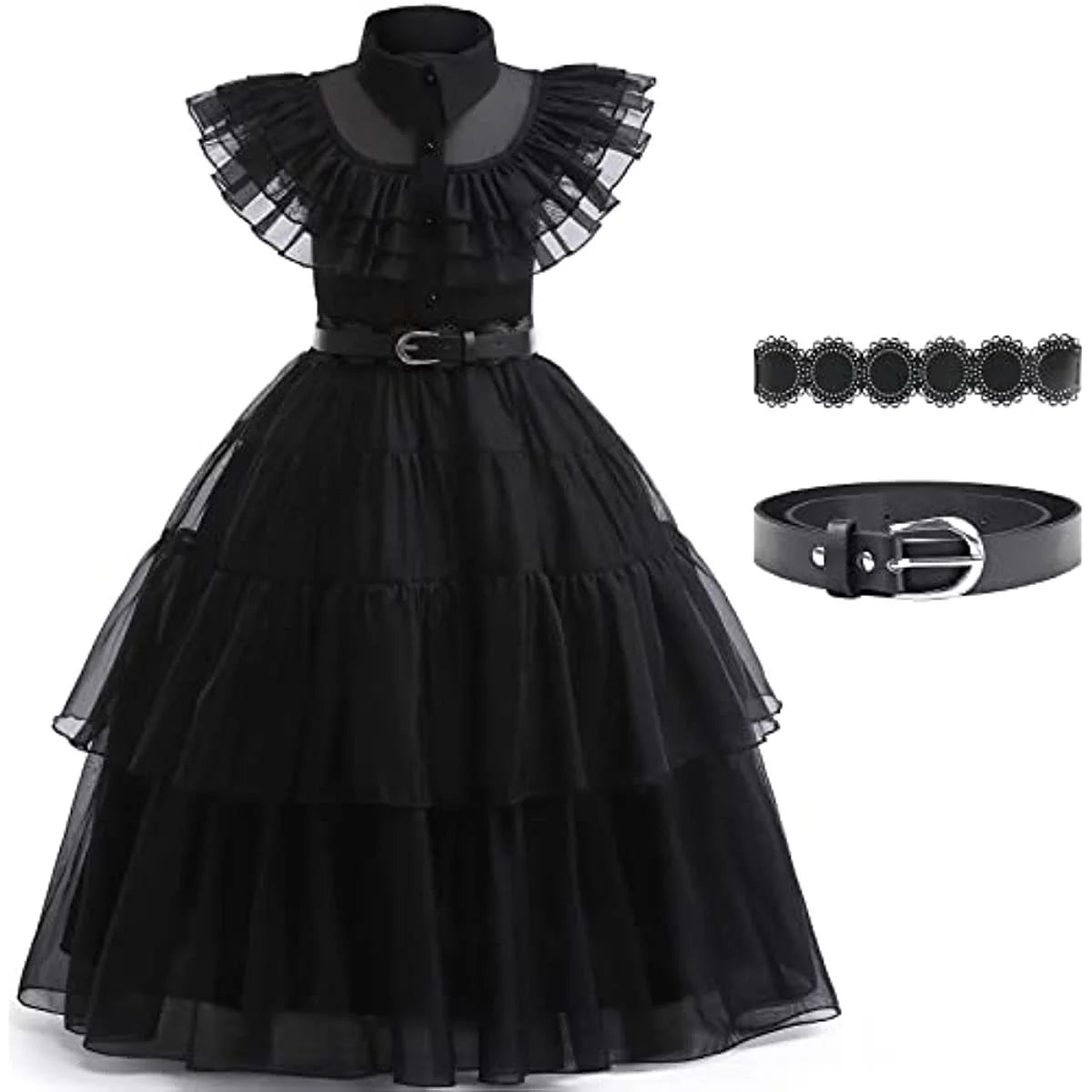 Black Tulle Dress H62148