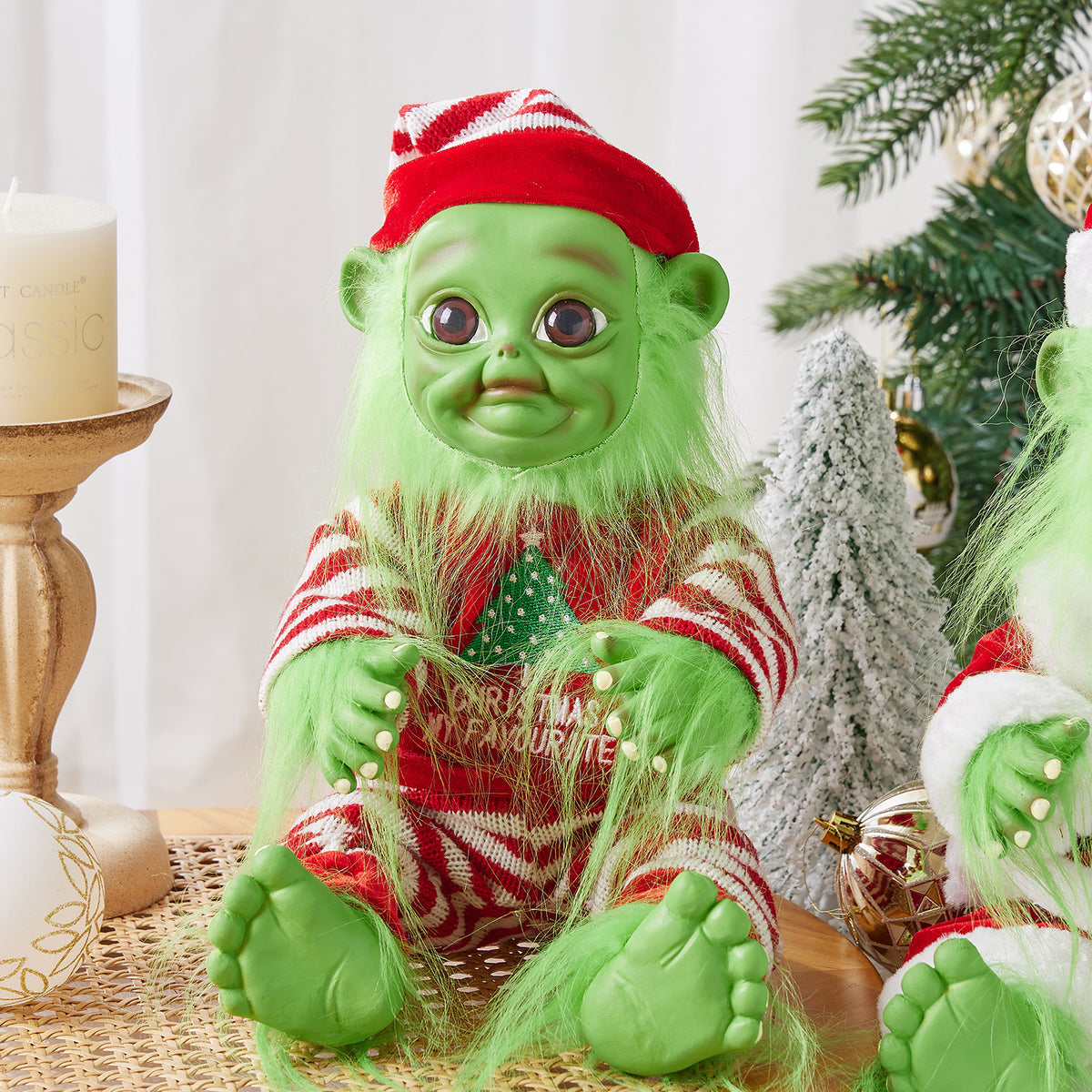 Christmas Latex Ugly Doll with Clothes M716566