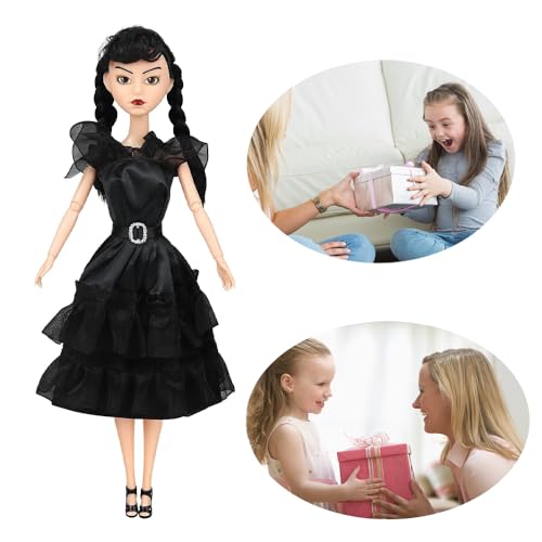 Black Dress Christmas Dolls S364