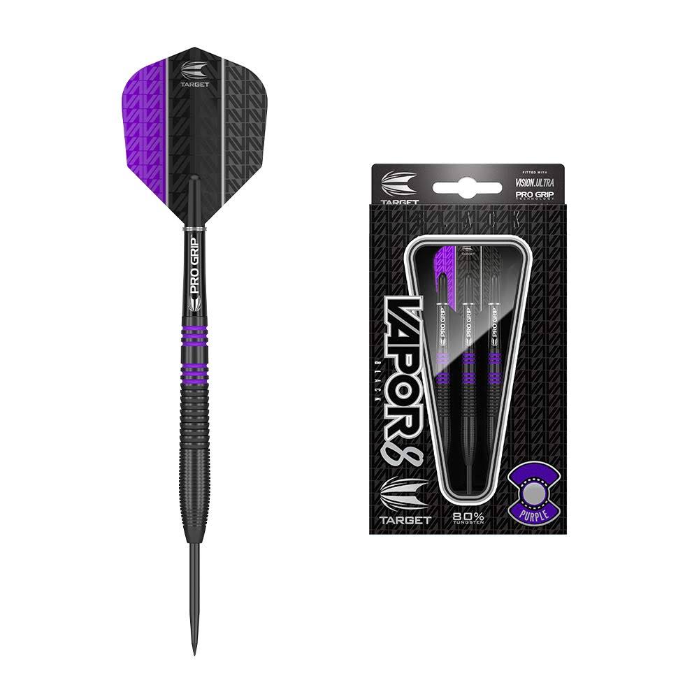 Black Purple 21g Steel Tip Darts N502793