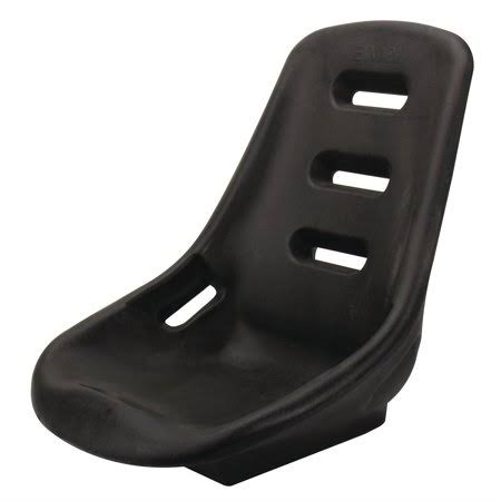 Black Poly Low Back Bucket Seat H258002