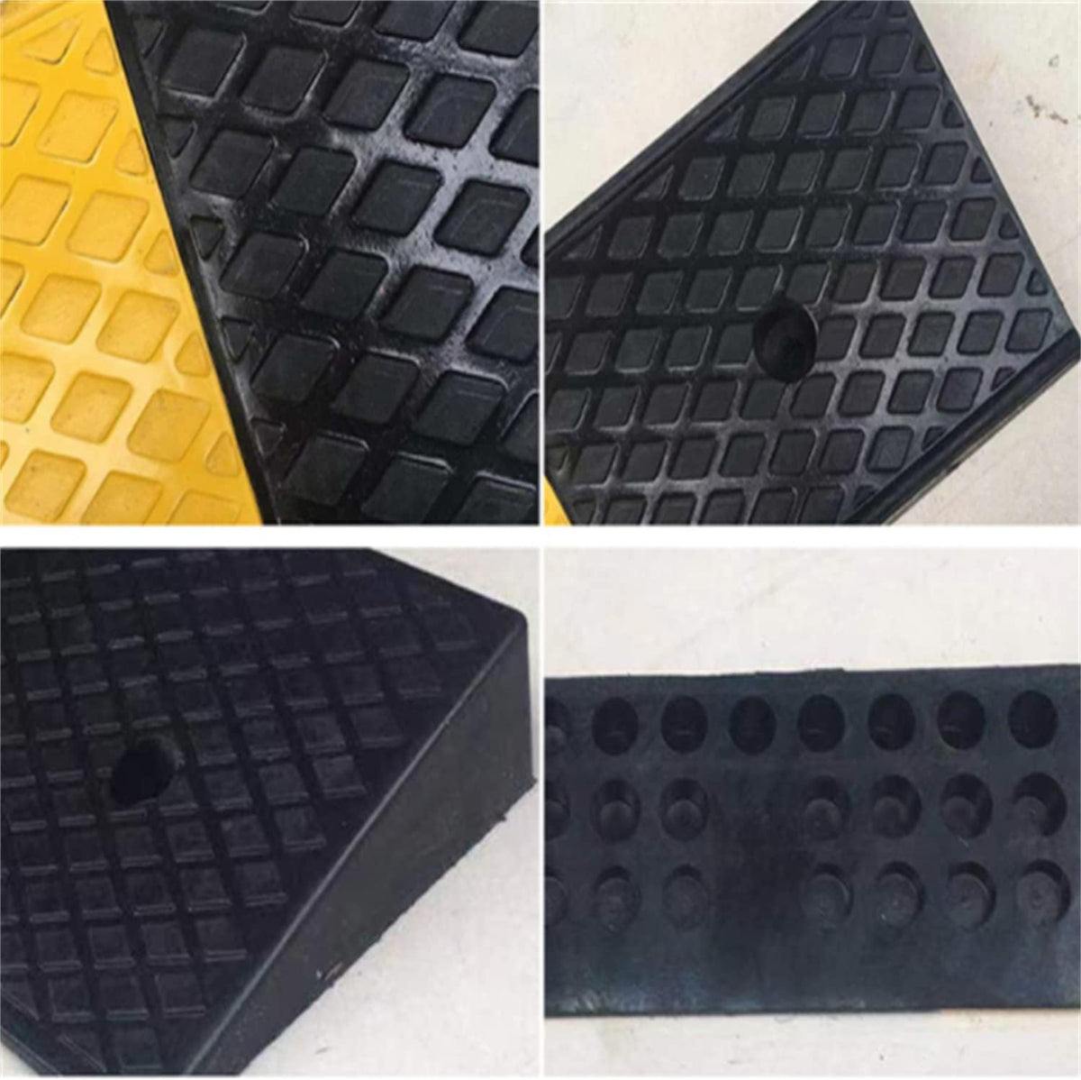 2 Rubber Curb Ramps Heavy Duty 10 Ton 39.3*5.9*2inch W113