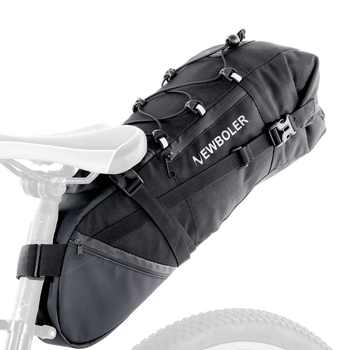 Bike Saddle Bag 10L Storage Pack for Mountain Road MTB Bicycle C858