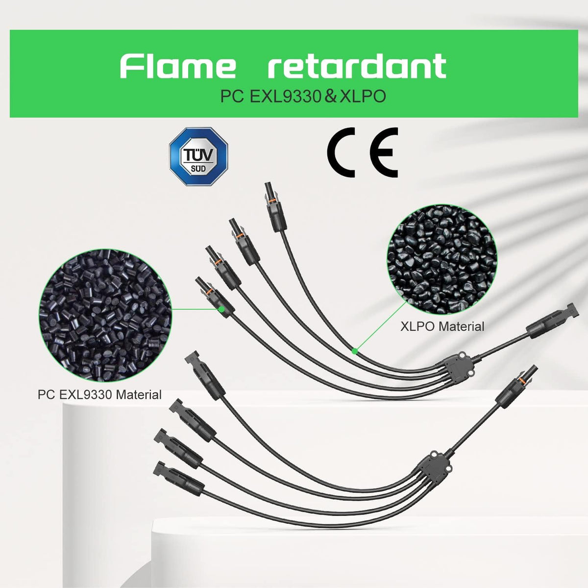 Solar Connectors Y-Branch Cable Pair Z515