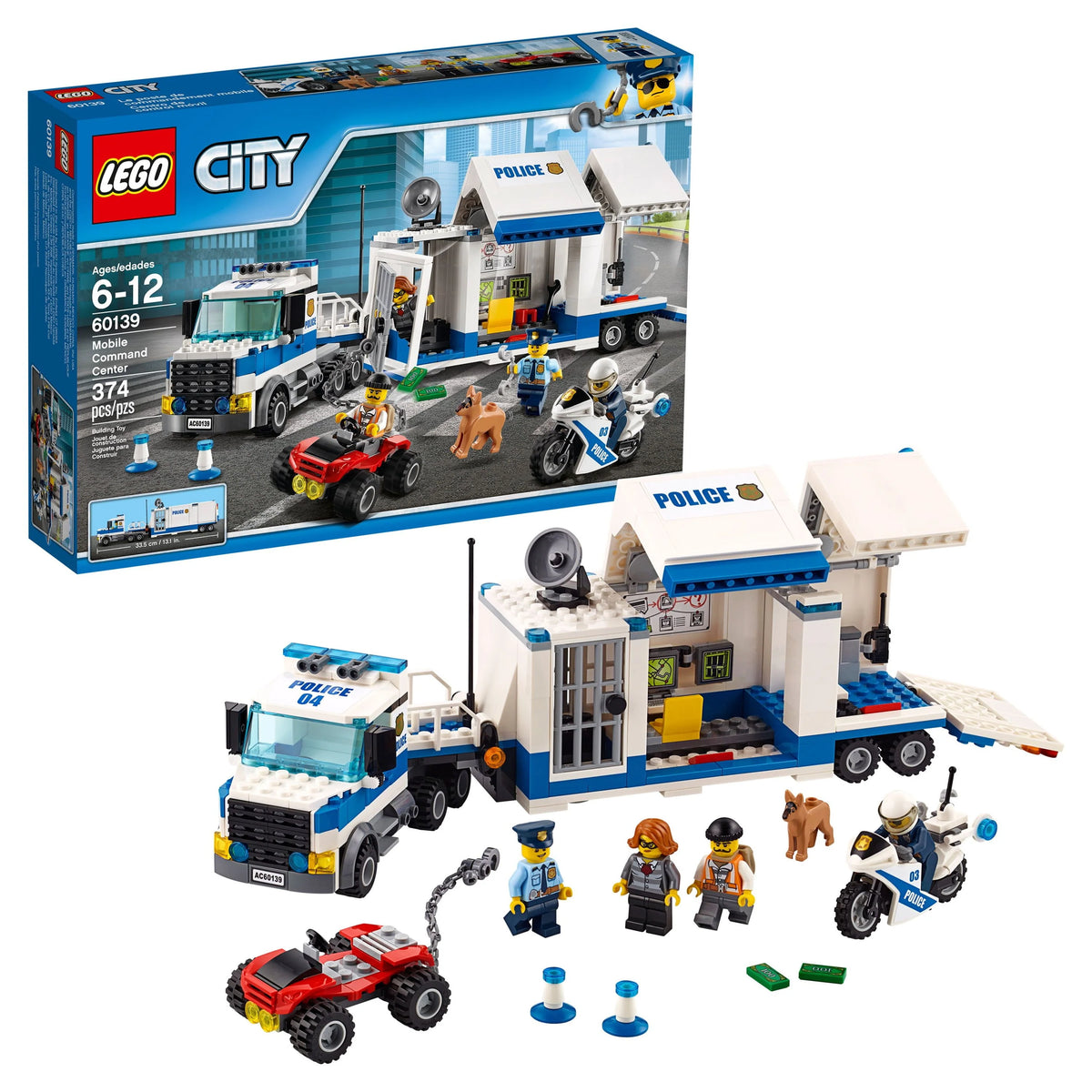 Police Mobile Command Center 374 Pieces J91750