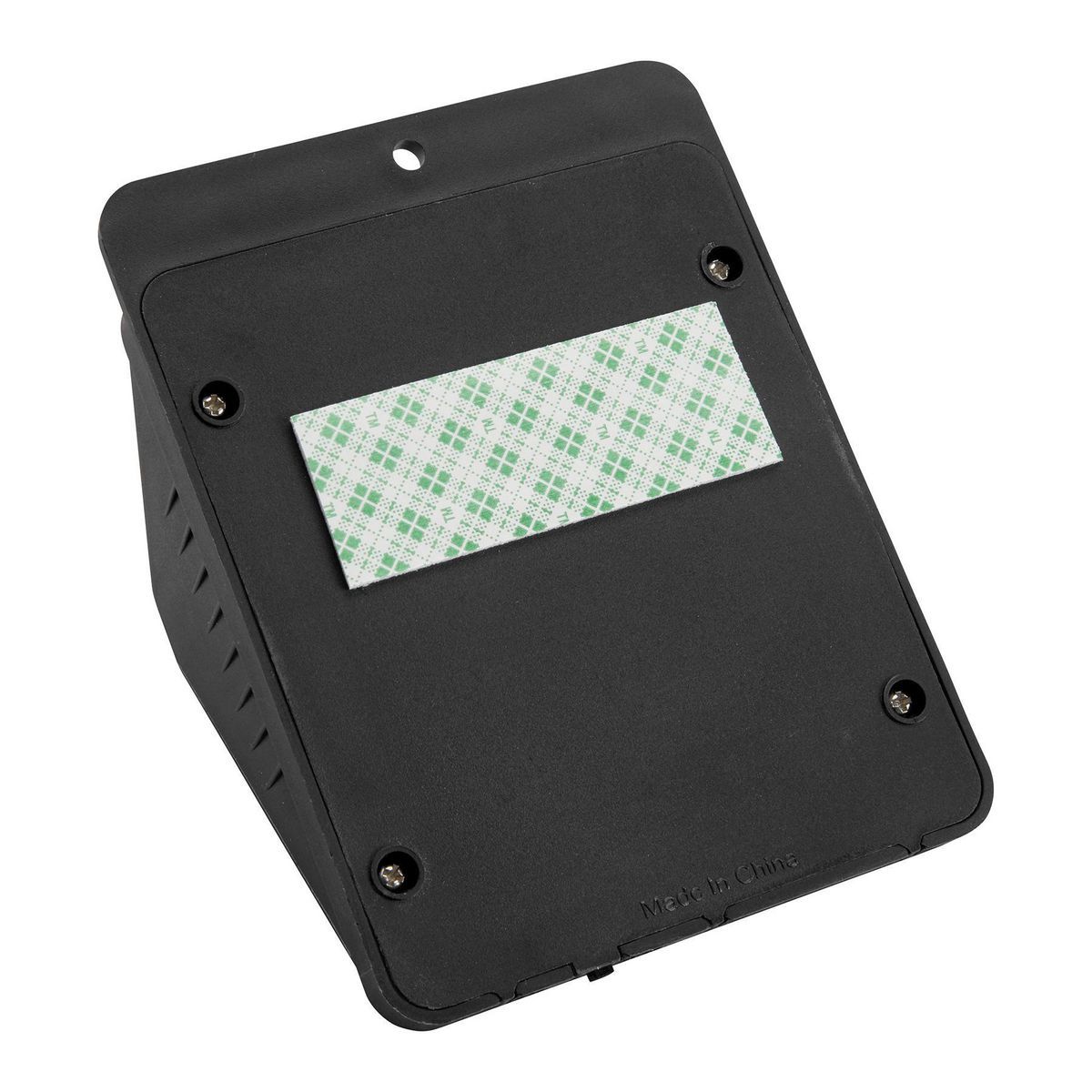 Black 115 Lumen Wall-Mount Solar Security Light K87929