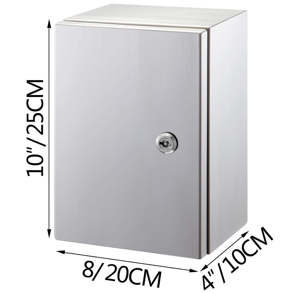 10 x 8 x 4'' NEMA 4X Steel Electrical Enclosure D74562