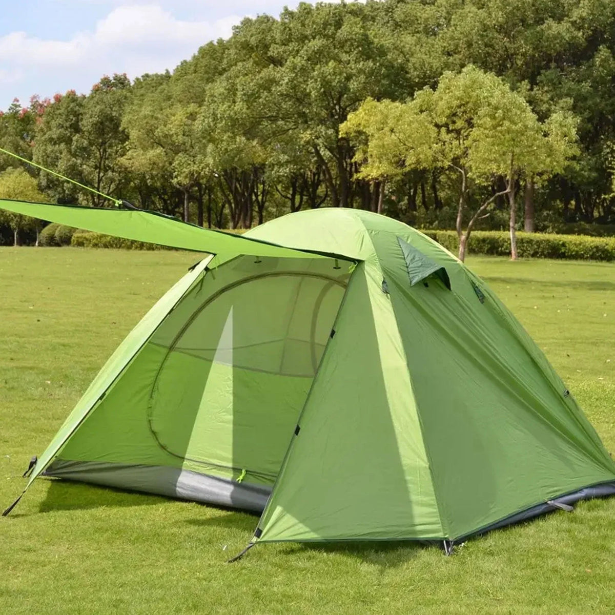 2 Person Waterproof Double Layer Camping Tent G53616