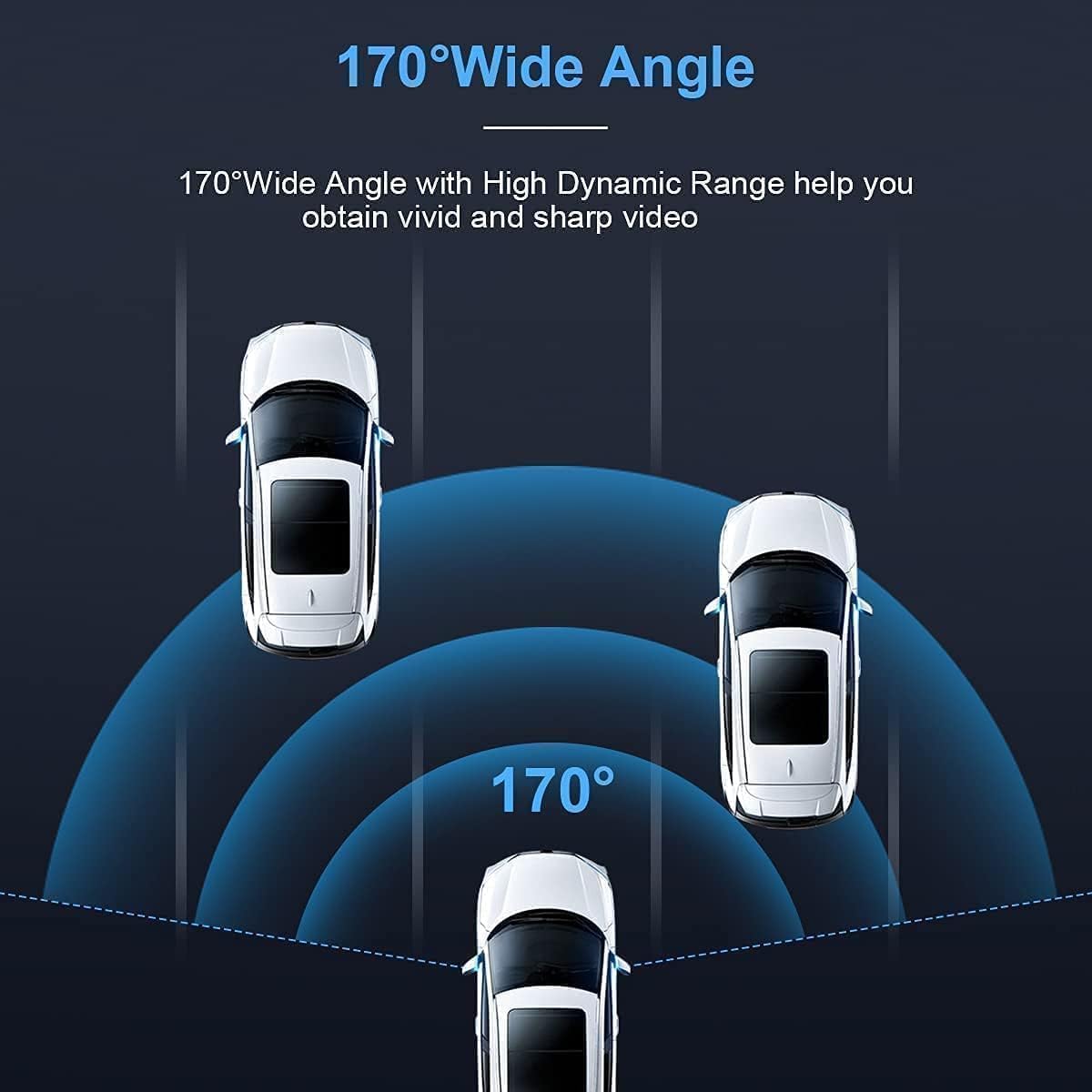 1080P Full HD Dash Camera with 170° Wide Angle T32382