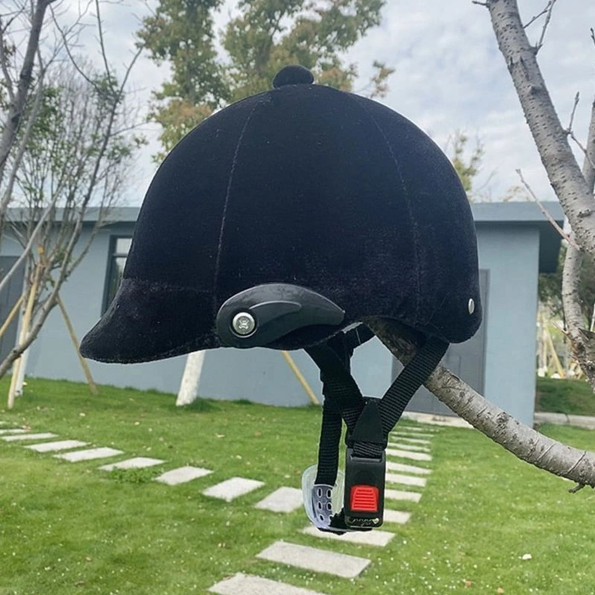 Black Equestrian Horse Riding Helmet D224