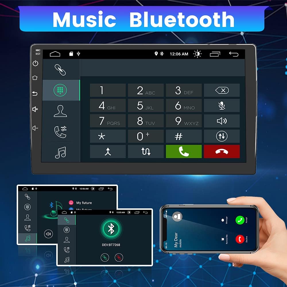 10 inch Touch Screen Car Radio Stereo O47346