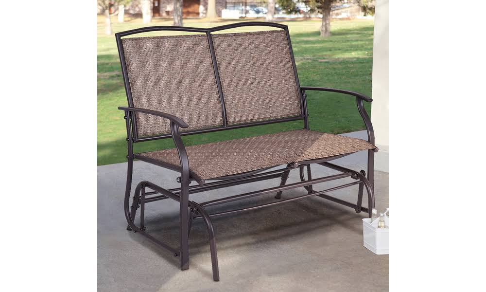 Patio Glider Rocking Bench 2 Person Loveseat B858475