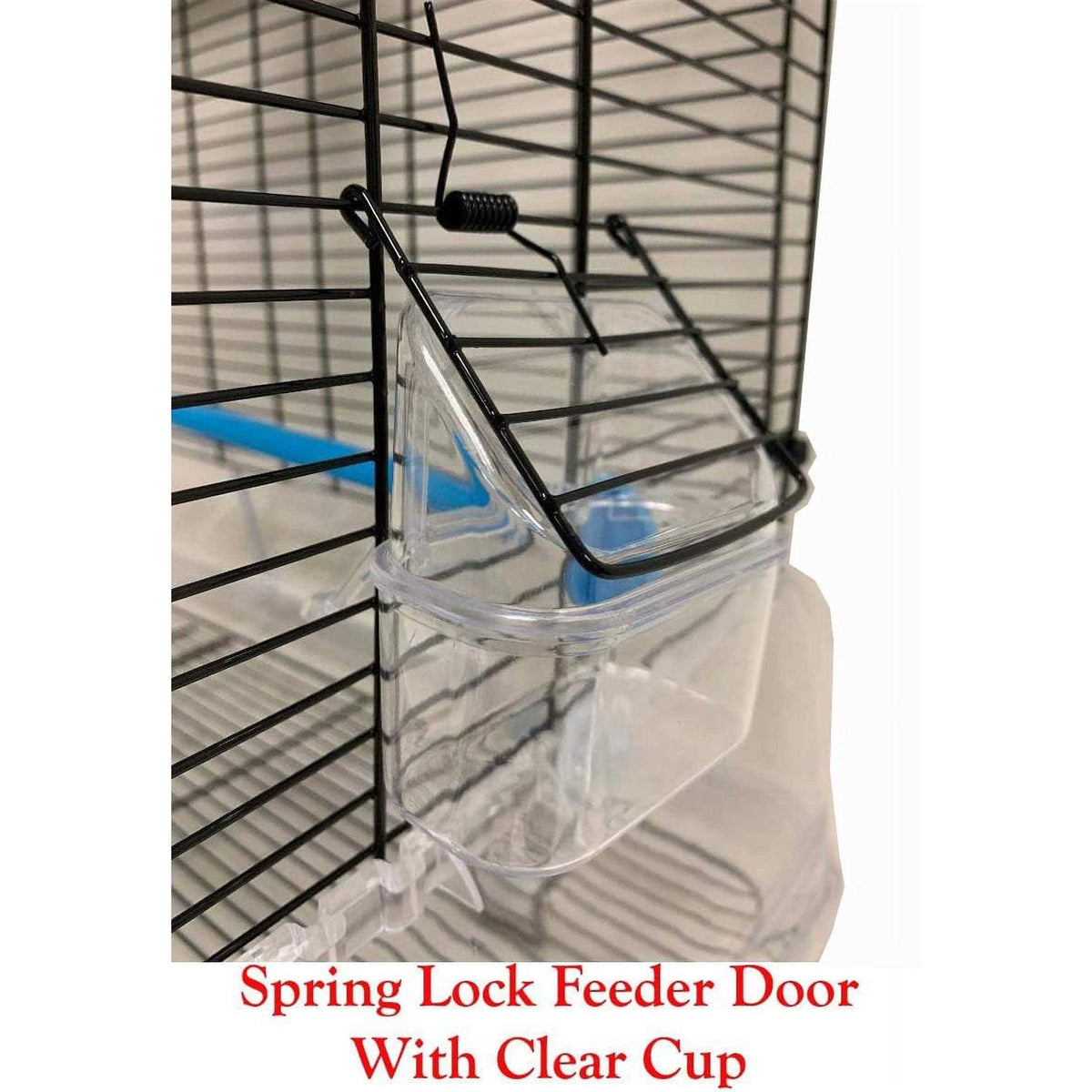 Large Flight Bird Cage with Detachable Clear Base W343