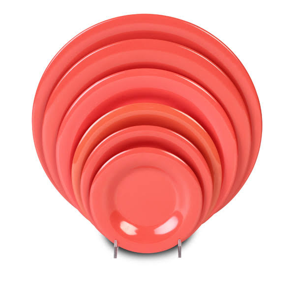 Melamine 9 1/4x22 Wide Rim Plate Pack of 6 M774