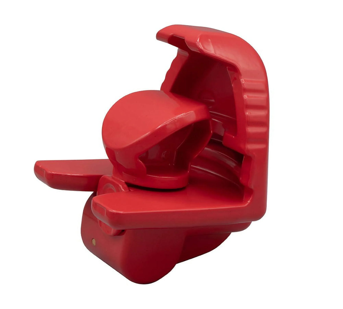 Red Steel Trailer Ball Hitch Lock C7127