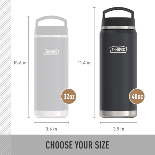 Stainless Steel Vacuum Insulated Water Bottle with Screw Top Lid 32 Ounce U58162