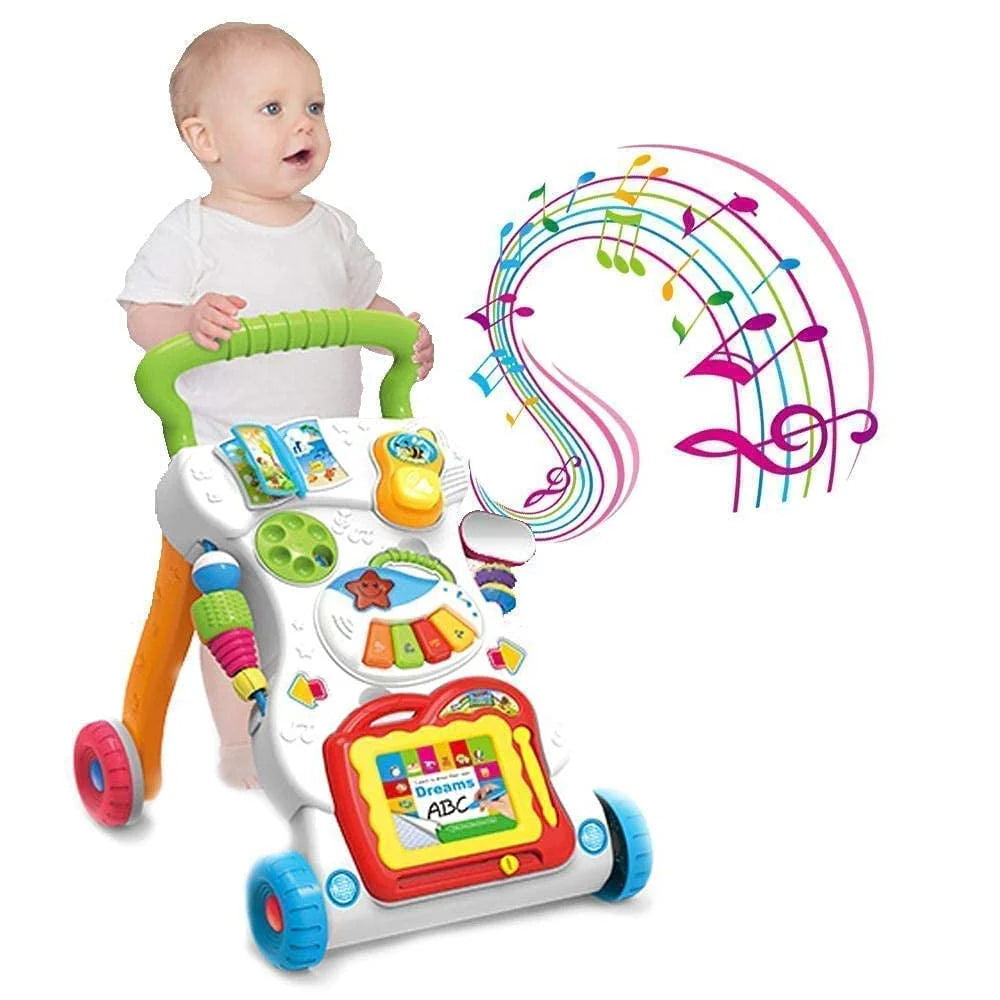 Baby Push Walker Sit to Stand Toddler Learning Walker P779582