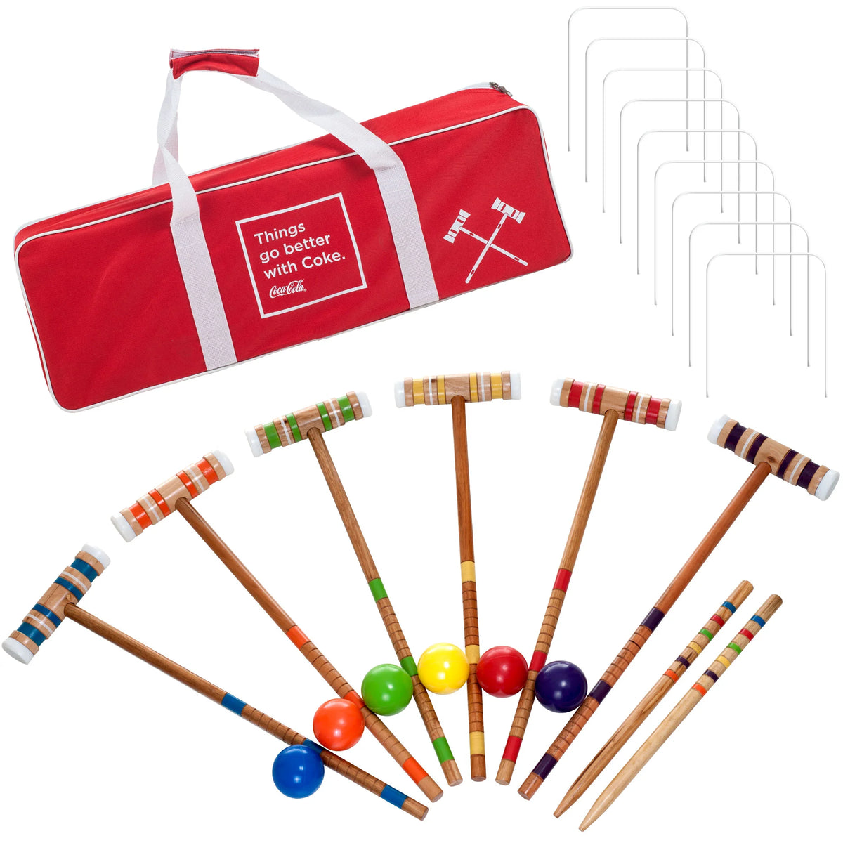 6 Player Croquet Set with Carrying Case L1437