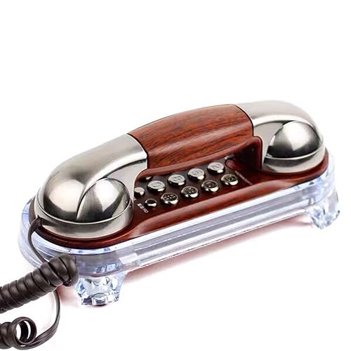 Red Bronze Small Retro Wall Mounted Telephone H38785