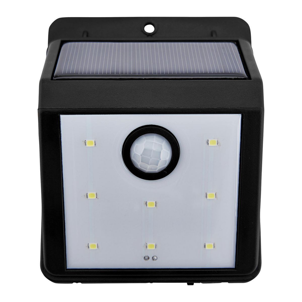 Black 115 Lumen Wall-Mount Solar Security Light K87929