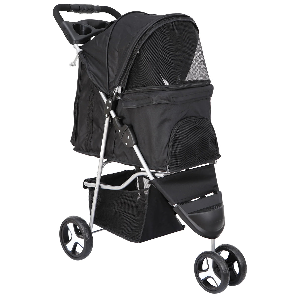 3-Wheel Pet Dog Travel Stroller T1970