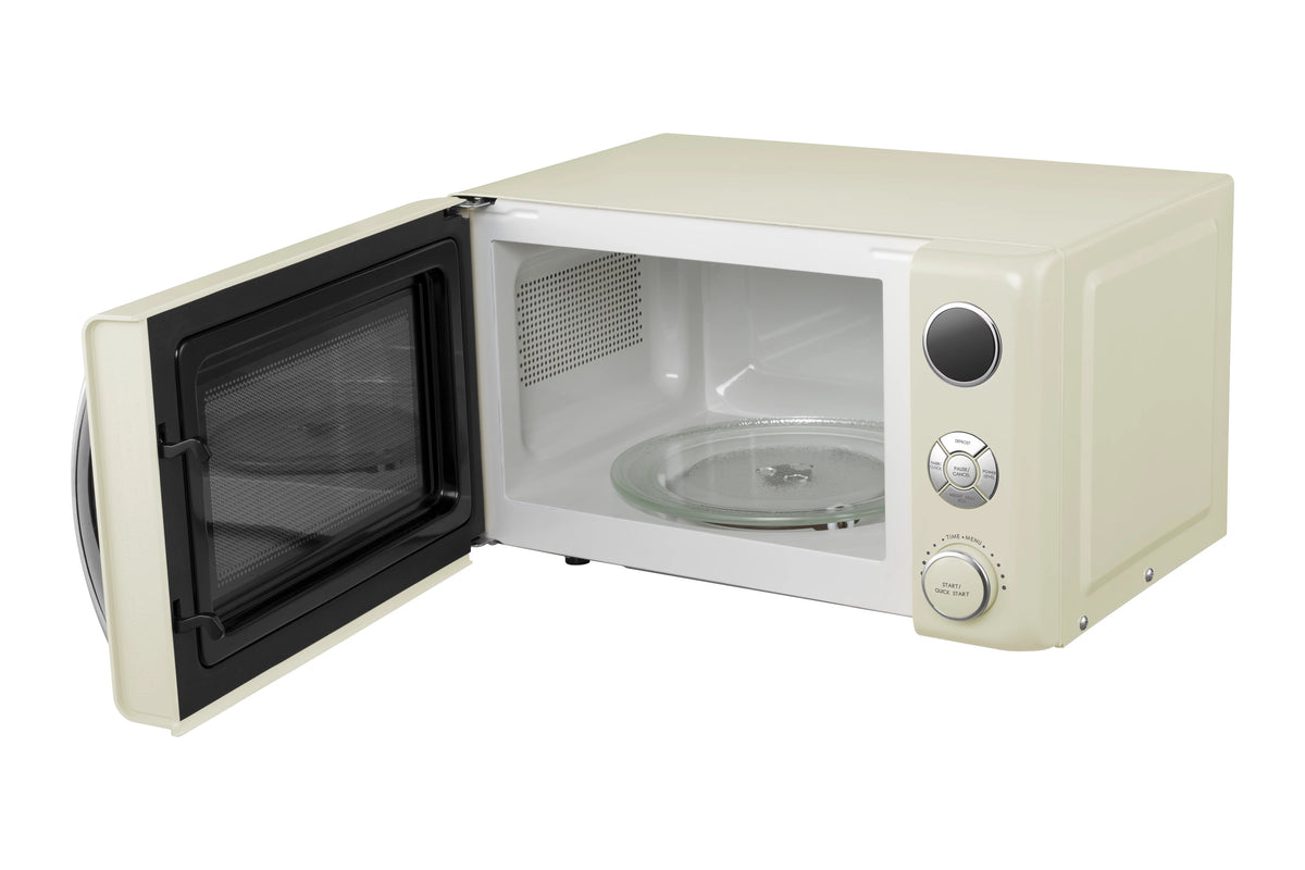0.7 Cu ft Retro Countertop Microwave Oven, 700 Watts, Blue D30446