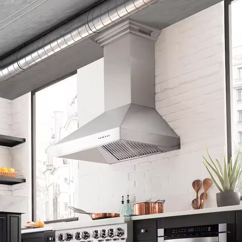 Wall Mount Range Hood in Stainless Steel K442845
