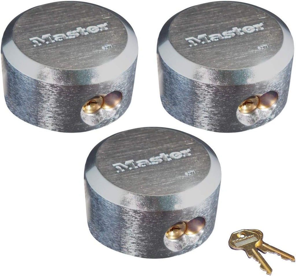 10 Pack Chrome Rekeyable Pin Tumbler Padlock K233737