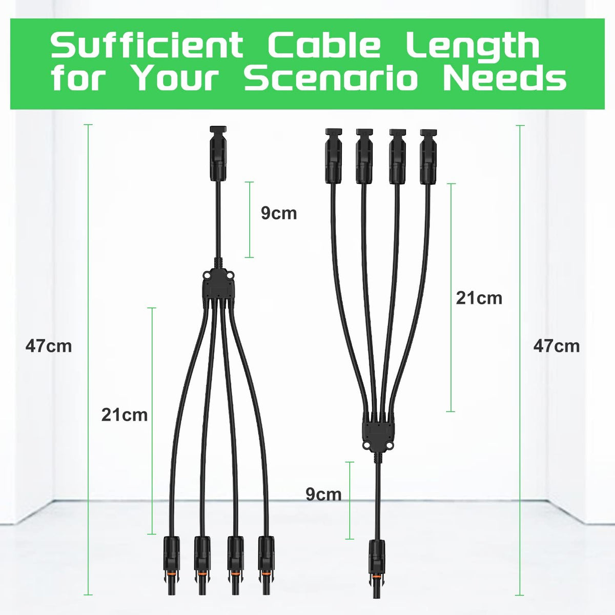 Solar Connectors Y-Branch Cable Pair Z515