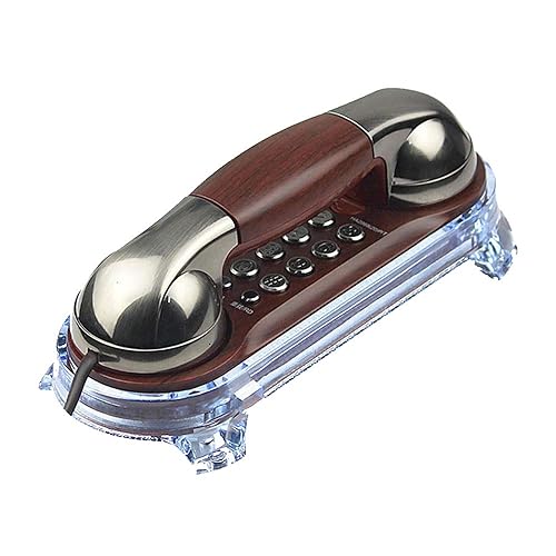 Red Bronze Small Retro Wall Mounted Telephone H38785
