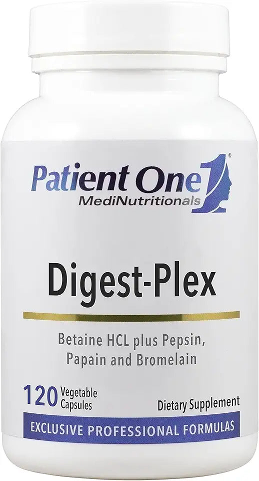 Betaine Papain Bromelain Pepsin 120 Capsules Y1535