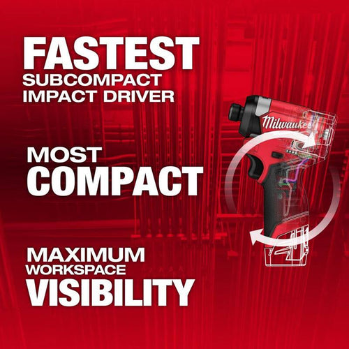 12-Volt Cordless 1/4 in. Hex Impact Driver Kit with 2.0Ah Battery and Bag U952785