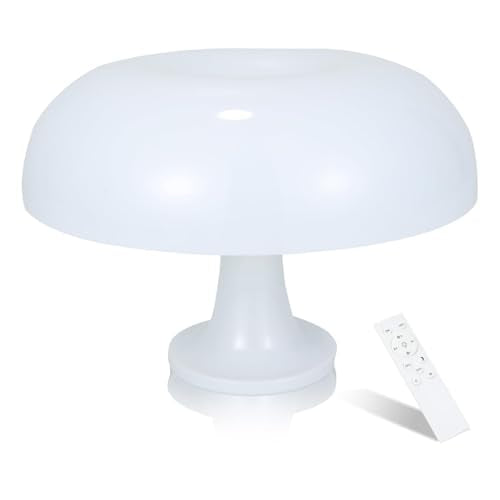 Orange Mushroom Table Lamp, Dimmable Desk Lamp G26395