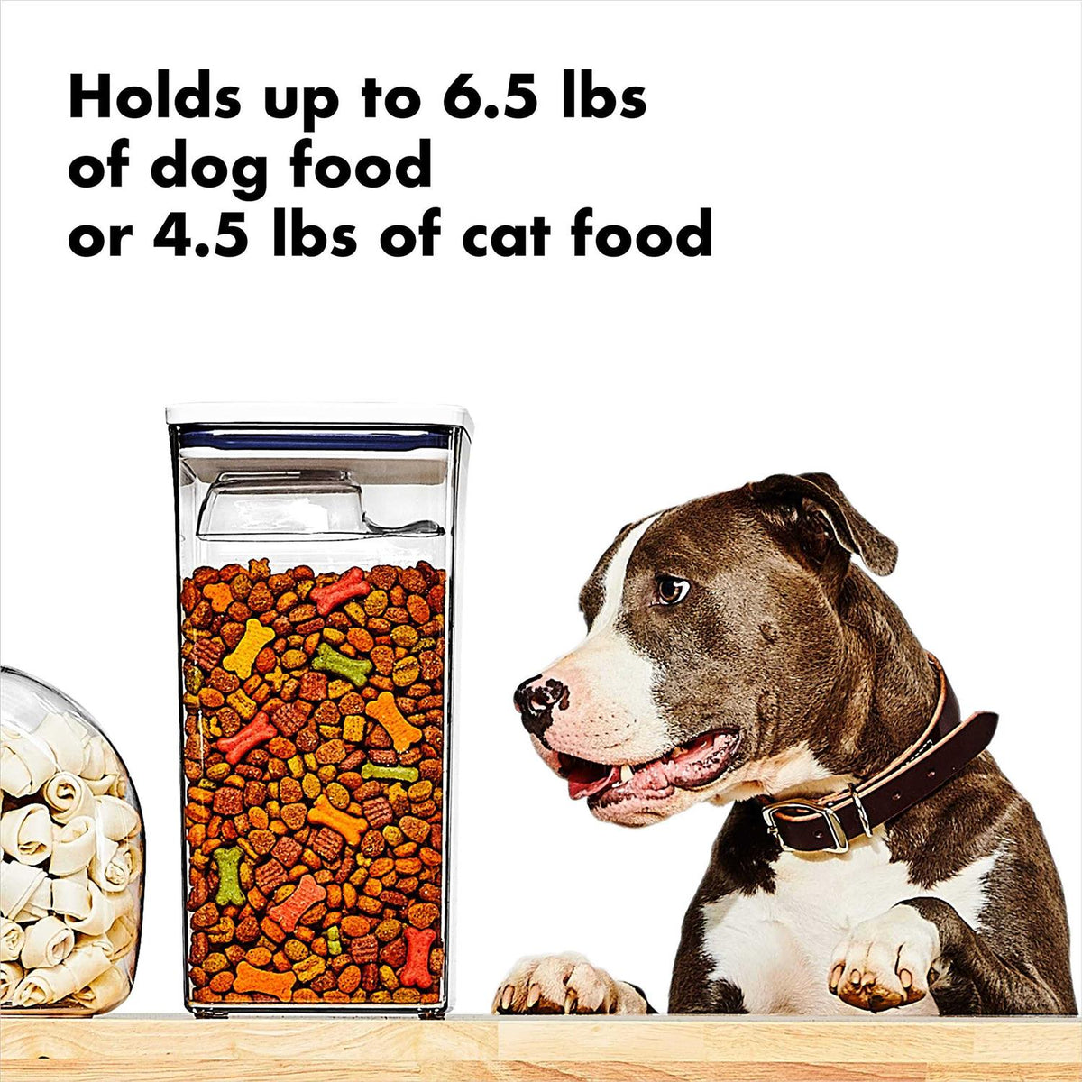 Pet POP Container with Scoop P562