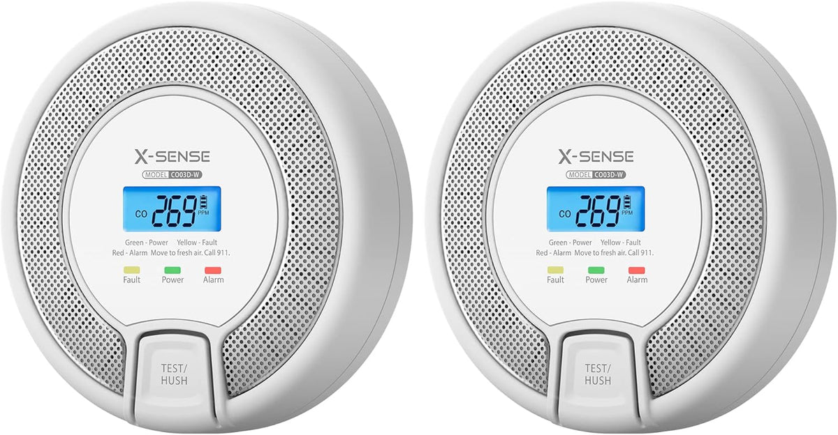 Wireless Interconnected Carbon Monoxide Detector, Pack of 2 U47243