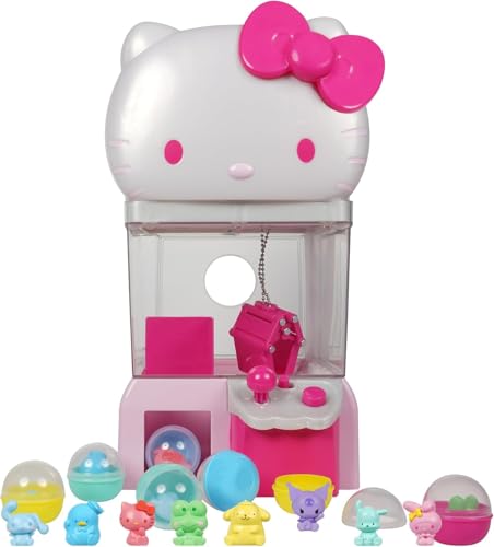 Hello Kitty and Friends 12” Claw Machine with 8 Collectible Mini Figures D125568