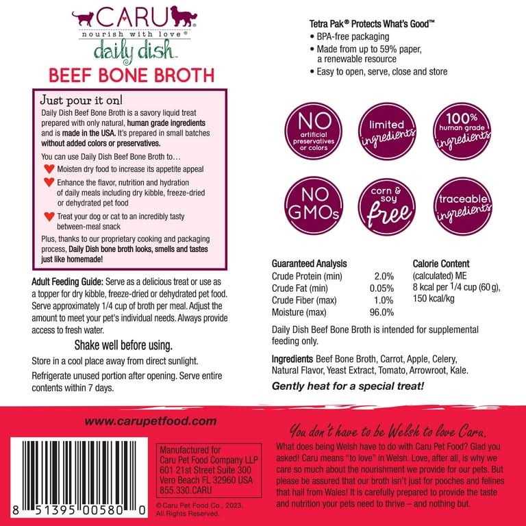 Beef Broth Meal Topper for Cats & Dogs R272945
